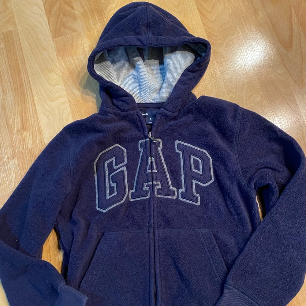 Boys GAP Navy Fleece Jacket.